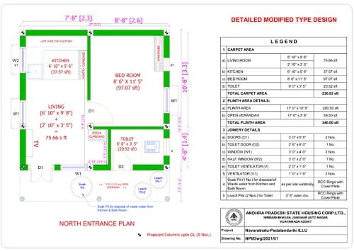 House Map of Andhra Pradesh Pedalandariki Illu Scheme