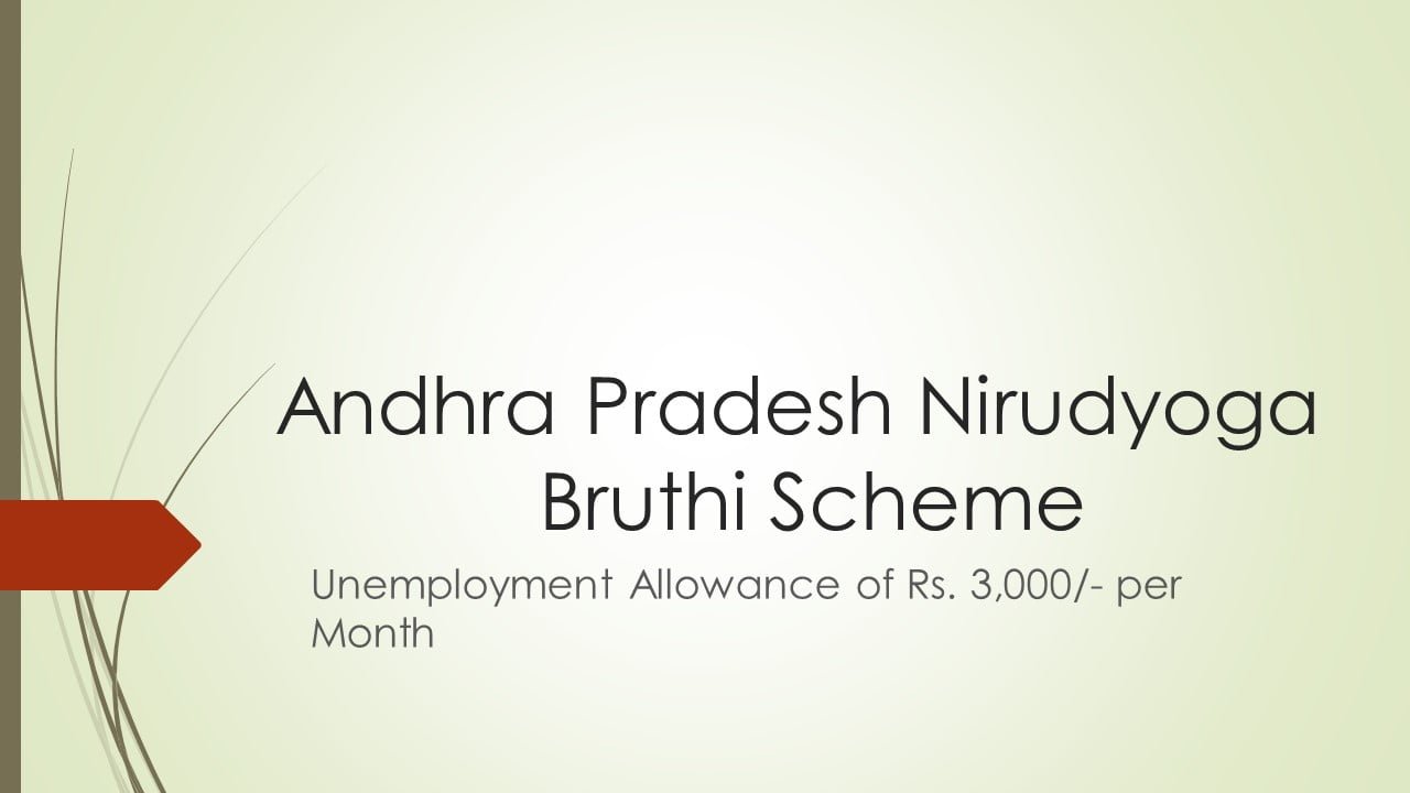 Andhra Pradesh Nirudyoga Bruthi Scheme Image