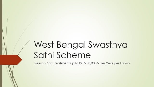 West Bengal Swasthya Sathi Scheme Image