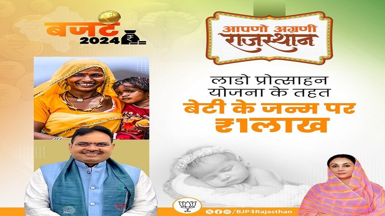 Info of Rajasthan Lado Protsahan Yojana