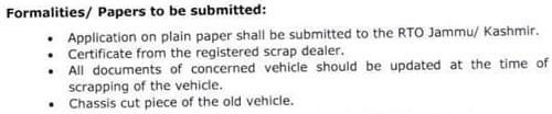 Application Procedure of J&K Transport Subsidy Scheme