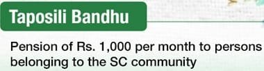 Benefits of Taposili Bandhu Scheme