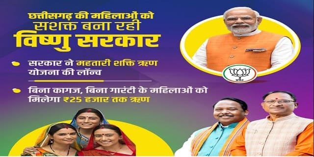 Chhattisgarh Mahtari Shakti Loan Scheme Information