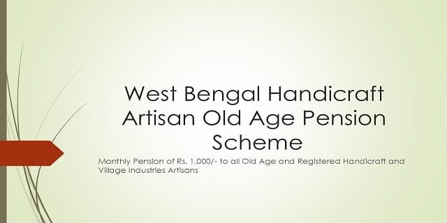 West Bengal Handicraft Artisan Old Age Pension Scheme Image