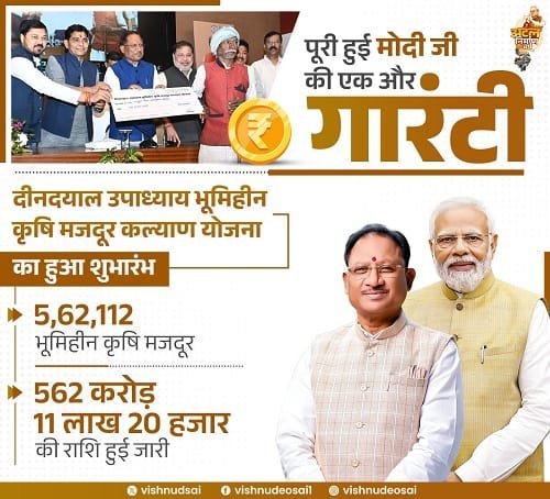 Deendayal Upadhyay Bhoomihin Krishi Majdoor Kalyan Yojana Details