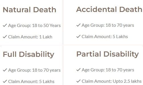 Category Wise Benefit of Chandranna Bima Scheme
