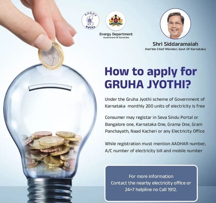 How to Apply for Gruha Jyothi Scheme Karnataka