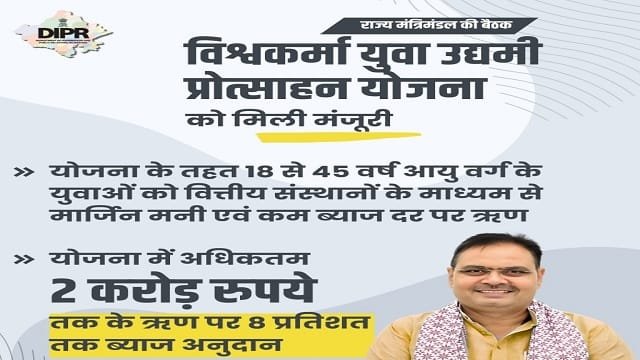 Information of Vishwakarma Yuva Udhyami Protsahan Yojana Rajasthan