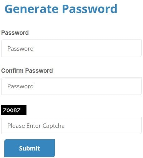 Choose Password of Super 30 Scheme Tripura