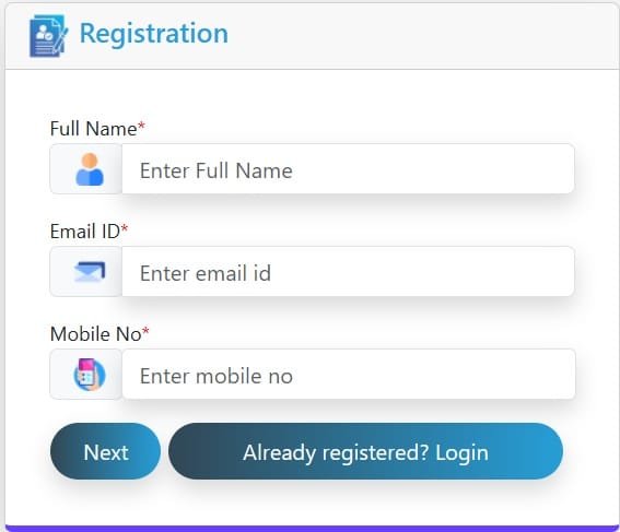 Online Registration Mukhyamantri Yuba Yogayog Yojana Tripura