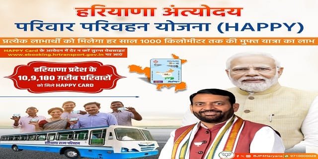 Benefits of Haryana HAPPY Card
