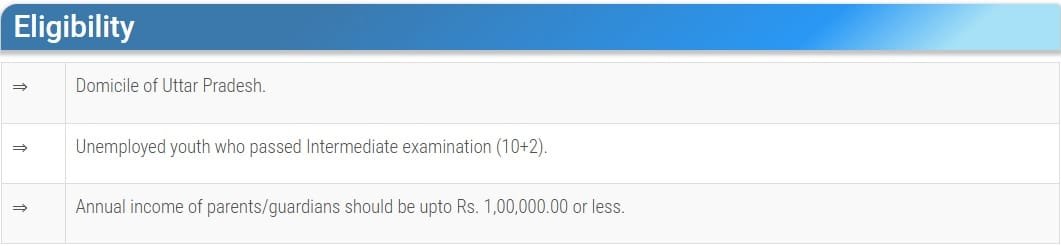 Eligibility Criteria of Computer Training Scheme UP