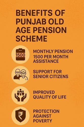 Benefits of Punjab Old Age Pension Scheme