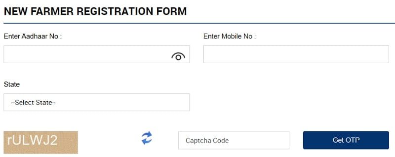 Pm Kisan New Farmer Registration
