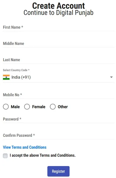 पंजाब दिव्यांगजन पेंशन योजना का पंजीकरण पत्र