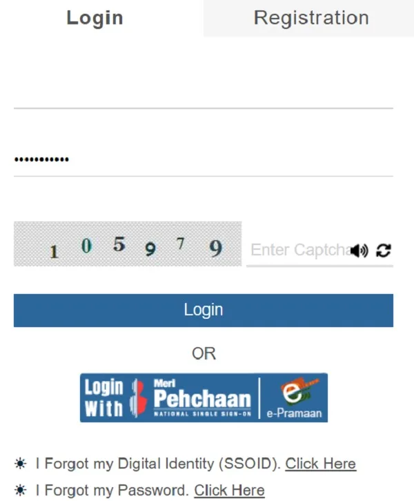 Rajasthan SSO Portal Login