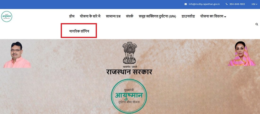 Select Citizen Login