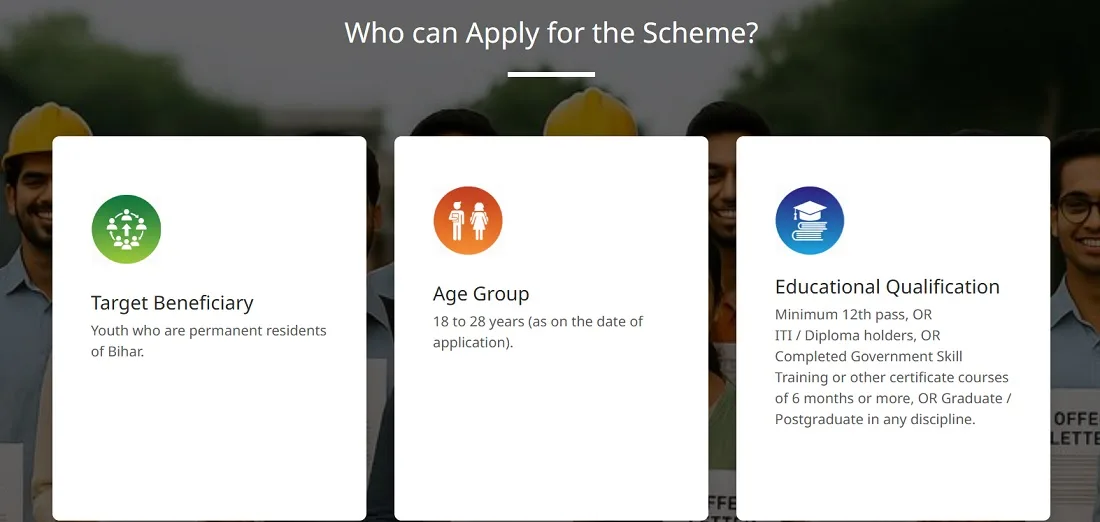 बिहार मुख्यमंत्री प्रतिज्ञा योजना की पात्रता बिहार मुख्यमंत्री प्रतिज्ञा योजना की पात्रता