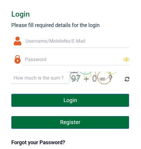 Login of Mukhyamantri Shiksha Protsahan Yojana Jharkhand
