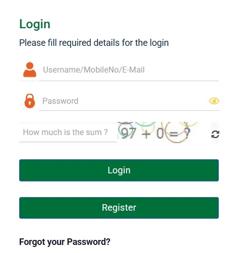 Login of Mukhyamantri Shiksha Protsahan Yojana Jharkhand
