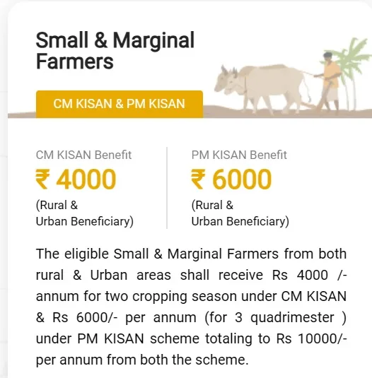 Odisha CM Kisan Yojana Benefits