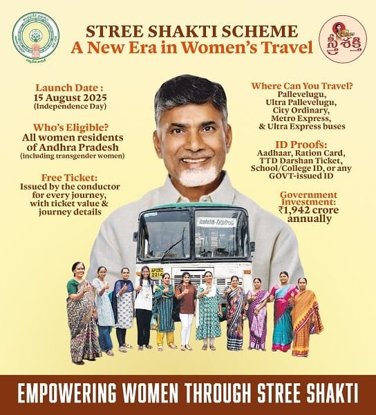 Andhra Pradesh Stree Shakti Scheme Benefits