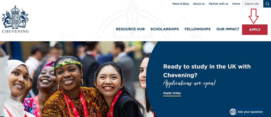 Apply for Chevening Atal Scholarship Scheme UP