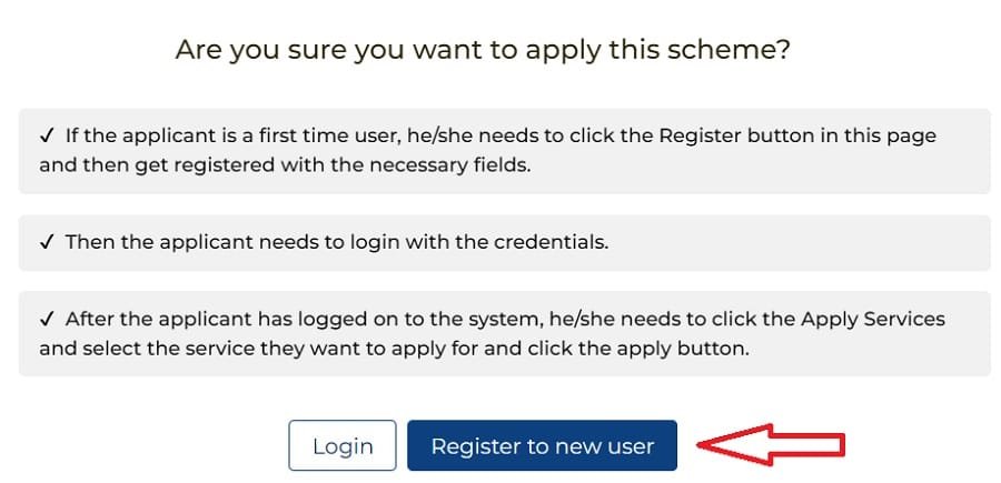 Register as a New User