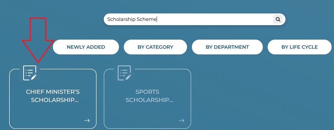 Select Chief Minister Scholarship Scheme Meghalaya