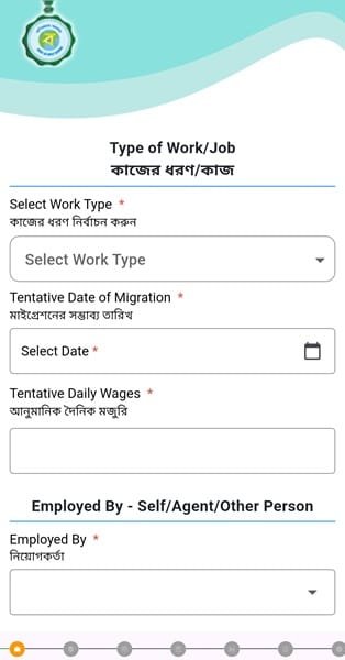 Type of Work Job