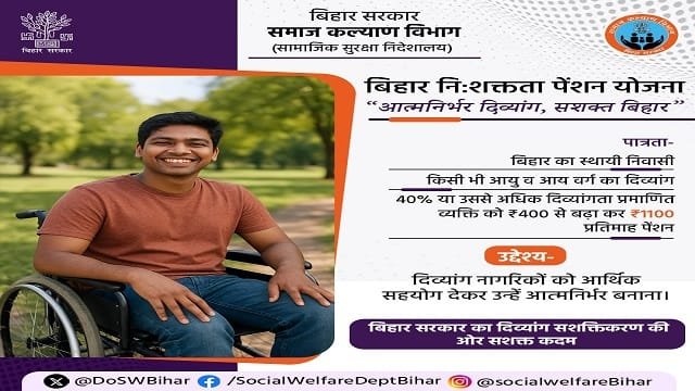 Details of Bihar State Disability Pension Scheme