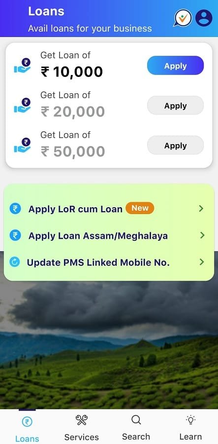 Apply for PM Svanidhi Scheme Mobile App
