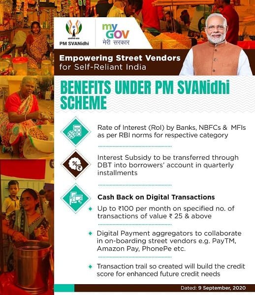 Benefits of PM SVANidhi Scheme