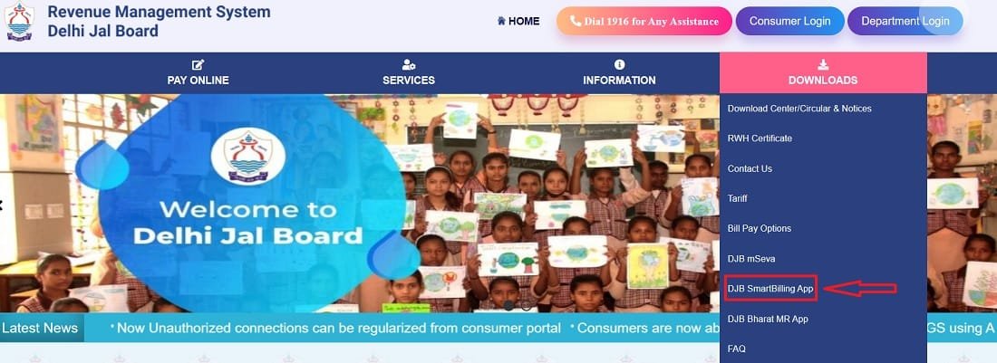 Delhi Jal Board Smart Billing Mobile App Delhi Jal Board Smart Billing Mobile App