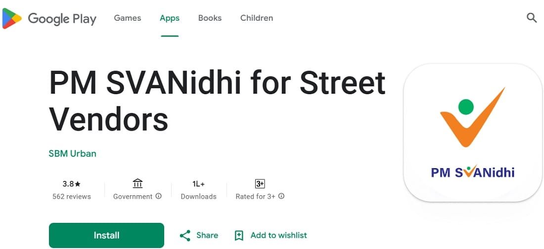 Download PM SVANidhi Scheme Mobile App