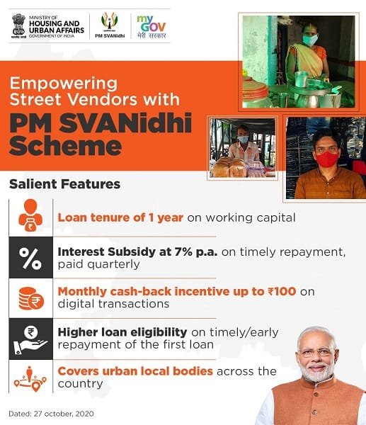 PM SVANidhi Scheme Details