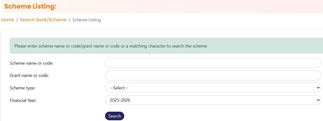 Payment Status of NSP Schemes