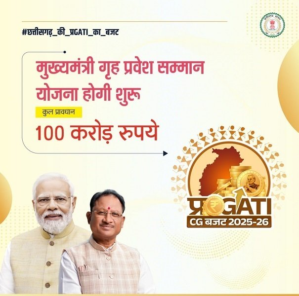 छत्तीसगढ़ मुख्यमंत्री गृह प्रवेश सम्मान योजना के लाभ छत्तीसगढ़ मुख्यमंत्री गृह प्रवेश सम्मान योजना के लाभ