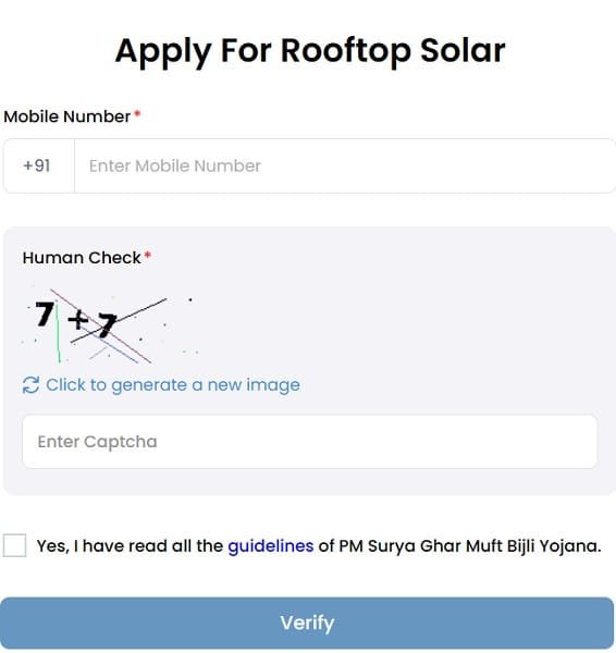 PM Surya Ghar Muft Bijli Yojana Online Application PM Surya Ghar Muft Bijli Yojana Online Application
