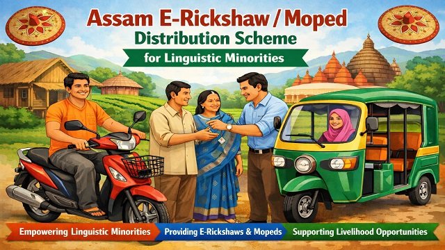 Assam E Rickshaw Moped Distribution Scheme