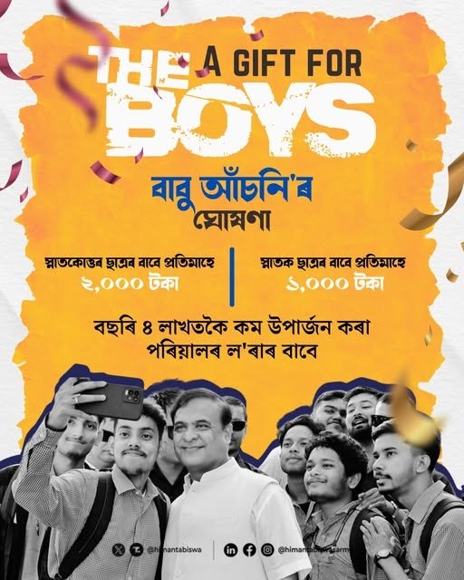 Assam Babu Scheme Details