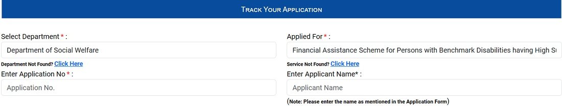 Financial Assistance Scheme for Persons with Benchmark Disabilities having Higher Support Needs Status