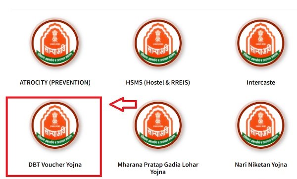 Select Ambedkar DBT Voucher Yojana Rajasthan