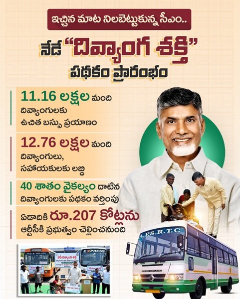 Andhra Pradesh Divyang Shakti Scheme Benefits