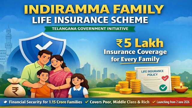 Telangana Indiramma Family Life Insurance Scheme