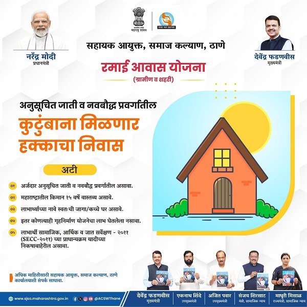 Maharashtra Ramai Awas Yojana Information