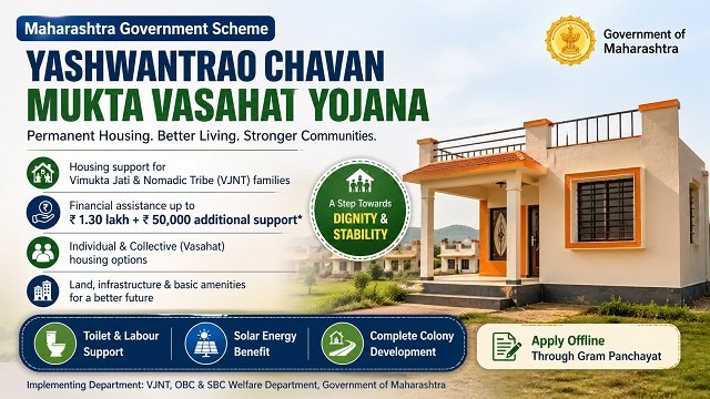 Maharashtra Yashwantrao Chavhan Mukt Vasahat Awaas Yojana
