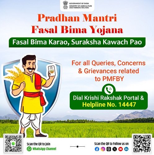 Pradhan Mantri Fasal Bima Yojana Information Pradhan Mantri Fasal Bima Yojana Information