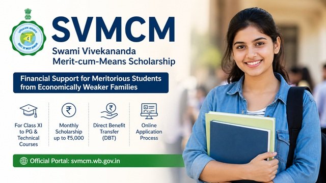 West Bengal Swami Vivekananda Merit-cum-Means Scholarship Scheme