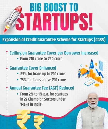 Credit Guarantee Scheme for Startups Information Credit Guarantee Scheme for Startups Information